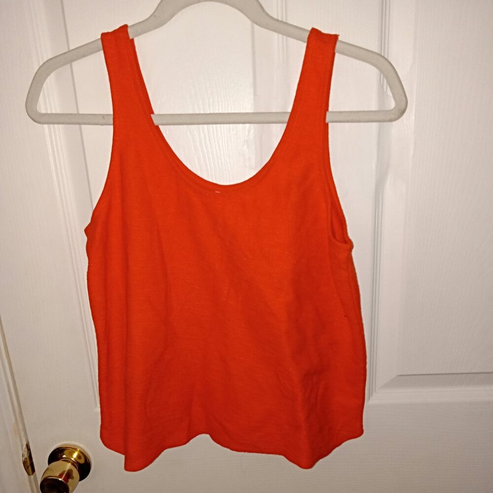 Ladies old navy orange tank top